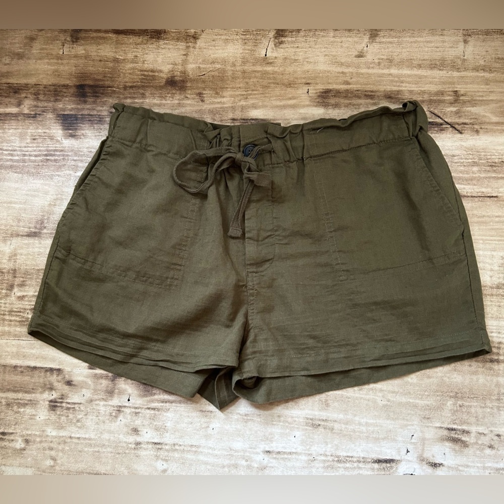 Forever 21 Cotton Linen Blend Shorts